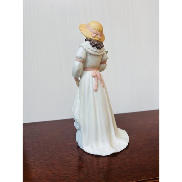 Homco Home Interiors Victorian Lady Woman Figurine Charlotte Rose #1468 - Picture 5 of 12